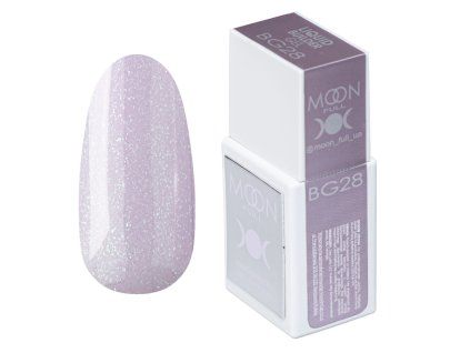 Moon Full Liquid Builder Gel BG28 – Pale Mauve Pink with Pearl Shimmer 15 ml