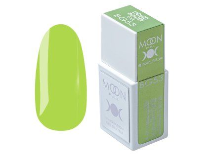 Moon Full Liquid Builder Gel BG53 – Neon Yellow Green Translucent 15 ml