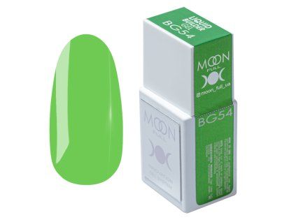 Moon Full Liquid Builder Gel BG54 – Neon Light Green Translucent 15 ml