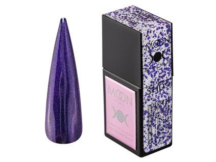 Moon Amazing Shimmer Top SH09 – Transparent with Purple Pearl Micro Glitter 12 ml