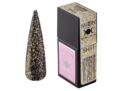 Moon Amazing Shimmer Top SH11 – Transparent with Gold Plating 12 ml