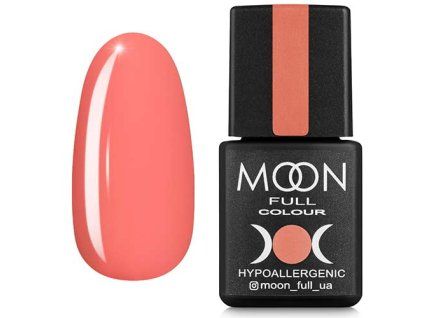 Moon Full Color Gel Polish 124 – Salmon Orange 8 ml