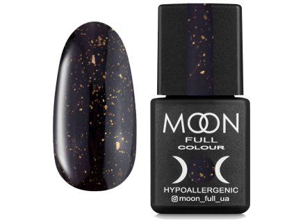 Moon Full Leaf Rubber Base 06 – Dark Chocolate with Gold Plated Metal 8 ml