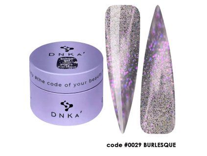 DNKa Builder Gel 0029 Burlesque 30ml s reflexními třpytkami