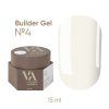 VALERI Builder Gel PRO 04 – obal a vzorek (15 ml, ilustrační balení)
