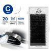 Black Eyelash Extensions Сurl C Mix 20 lines PLATINUM