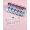 Detail textury Lunamoon Shimmer Gel №10 s jemnými třpytkami