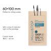 MicroSTOP Eco sterilizační sáčky 60×100 mm s indikátorem třídy IV