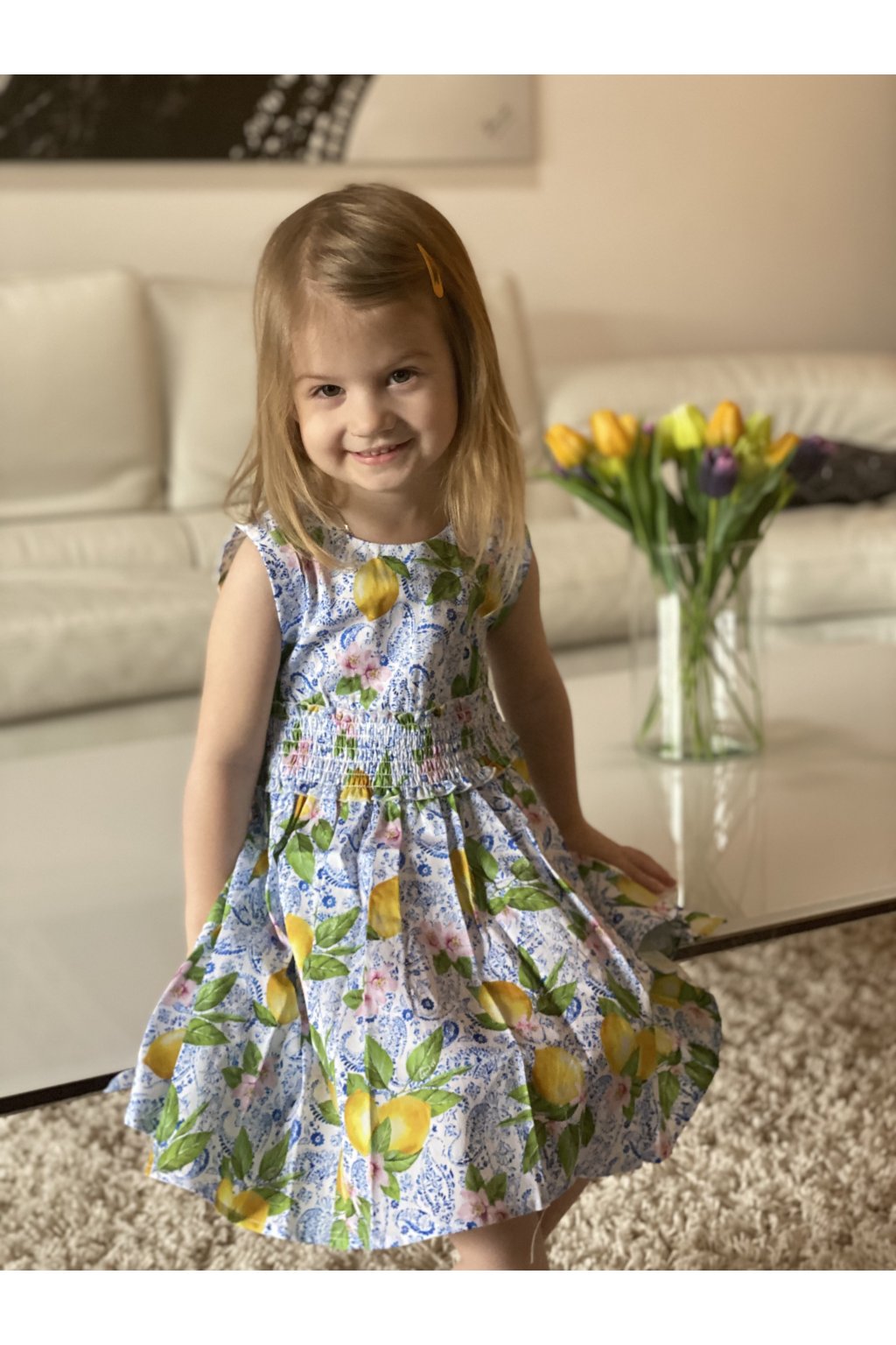 Guees - Dívčí letní šaty "LEMON DRESS"