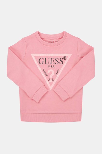 Guess - Dívčí mikina "CORE LINE" (Barva Šedá, Velikost 122)