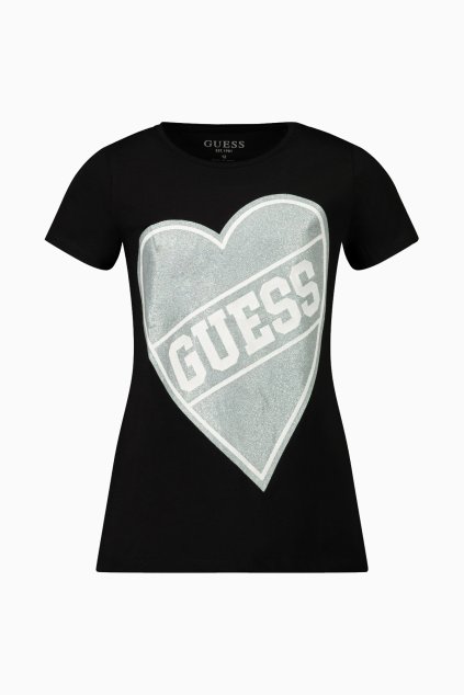 Guess - Dívčí tričko "HEARTH" (Barva Bílá, Velikost 128)
