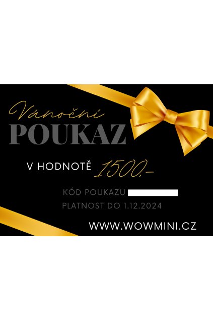 Black Elegant Gift Voucher