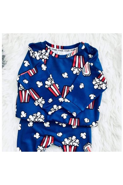 bluza dziecieca popcorn print