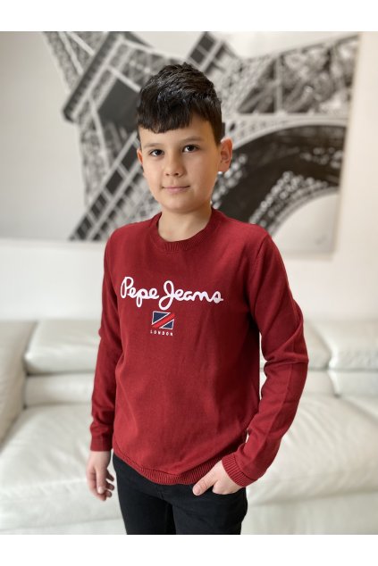 Chlapecký svetr PEPE JEANS, červený LARSON