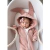 onesie dzieciece rabbit pudrowy roz