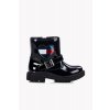 TOMMY HILFIGER - Kotníkové boty "Biker Boot" (Barva černá, Velikost 34)