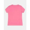 Dívčí tričko s krátkým rukávem GUESS, růžové s nápisem