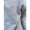 Dětská mikina s kapucí a na zip GUESS, světle šedá