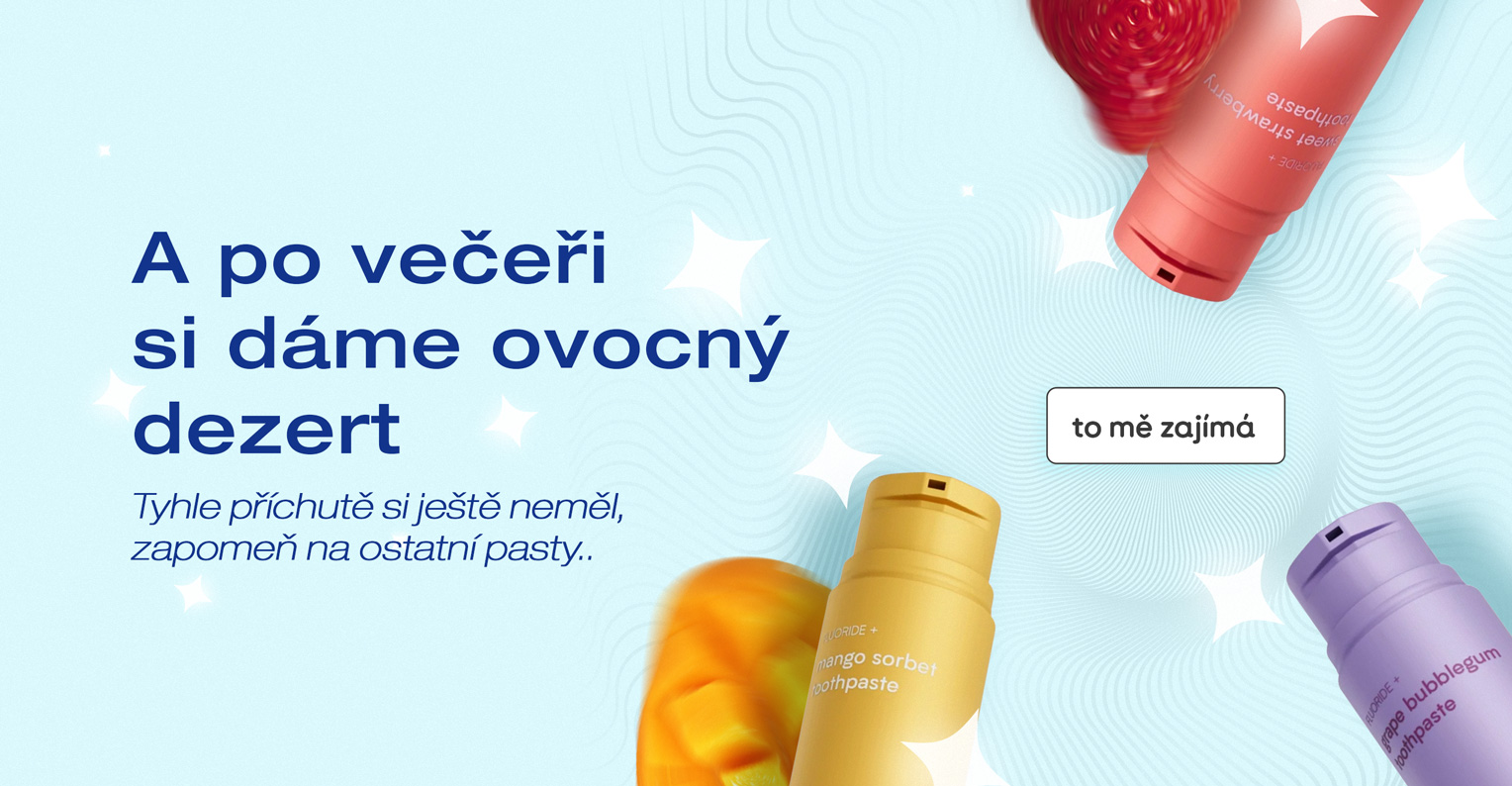 Úžasné & bělící zubní pasty