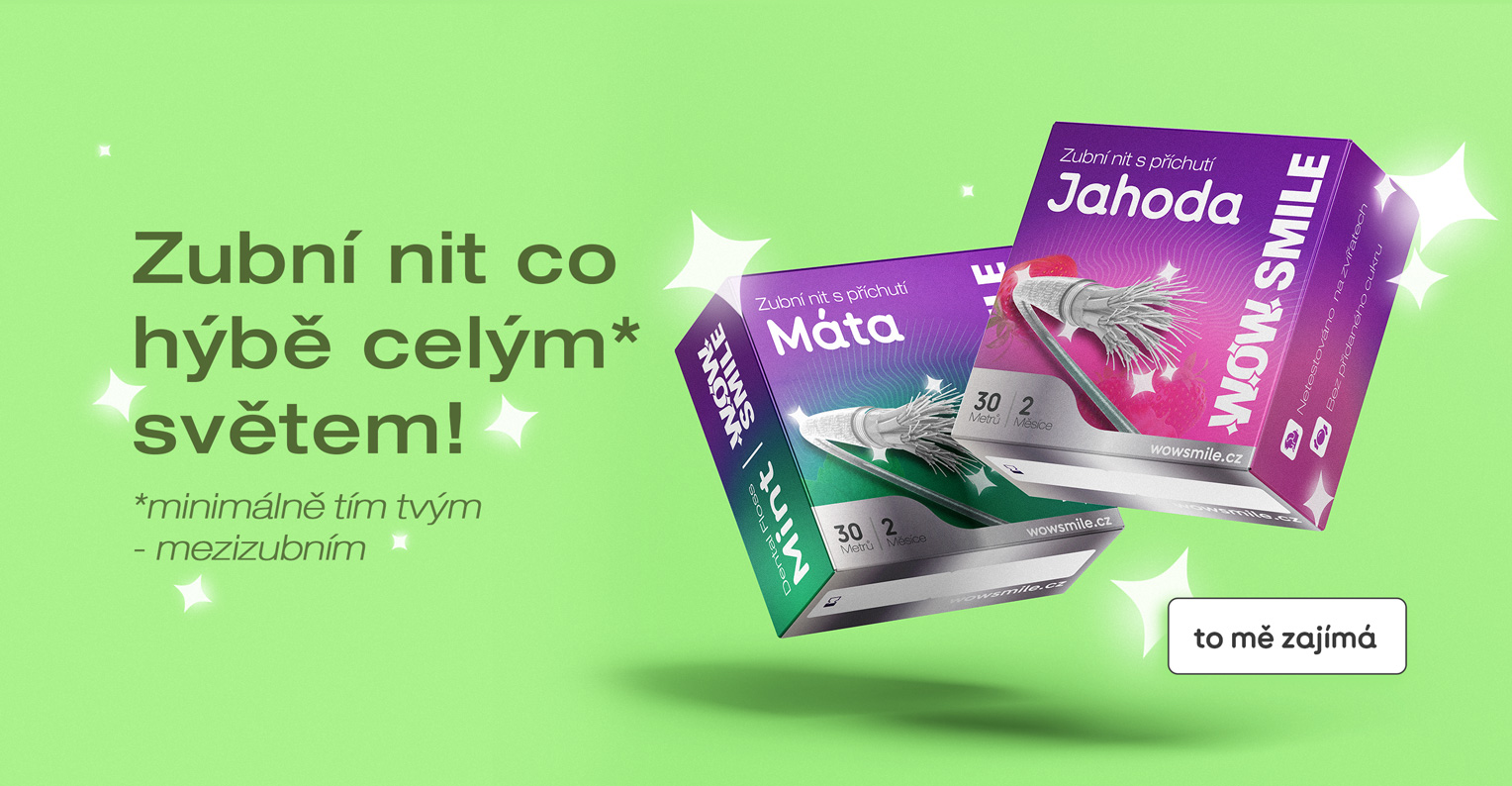 Zubní nit s příchutí!