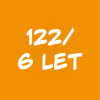 122/ 6 let
