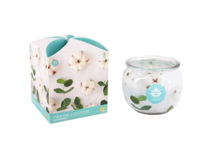 ARÔME Svíčka 90 g, ve skle a flower boxu