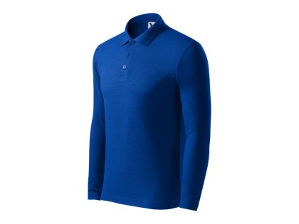 Pique Polo LS Polokošile pánská (Varianta M, Varianta skupiny královská modrá)