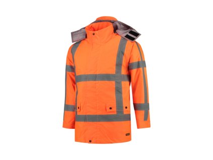 RWS Parka Pracovní bunda unisex (Varianta L, Varianta skupiny fluorescenční oranžová)
