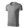 Slim Fit V-neck Tričko pánské (Varianta 3XL, Varianta skupiny černá)
