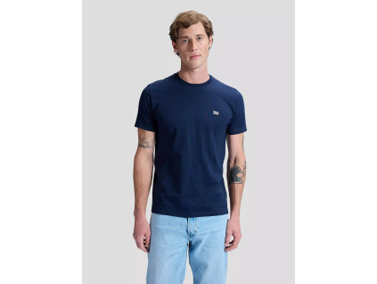 Pánske triko LEE SS PATCH LOGO TEE NAVY 112376603 (Veľkosť XXL)