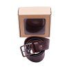 Opasok WRANGLER W0F1U1X85 STRUCTURED BELT BROWN (Veľkosť 95 cm)