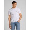 Pánske tričko LEE L60UFQ12 SS PATCH LOGO TEE WHITE (Veľkosť XXXXL)
