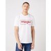 Pánske tričko WRANGLER W70JD3989 FRAME LOGO TEE WHITE (Veľkosť XXXXL)
