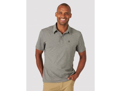 tričko Wrangler ATG PERFORMANCE POLO HEATHER GREY (Velikost XXL)