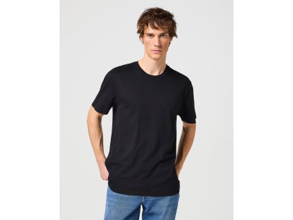 Tričko Wrangler 2 PACK TEE BLACK / WHITE