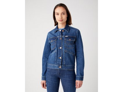 Bunda Wrangler REGULAR HERITAGE JACKET DARK WASH