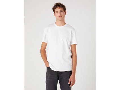 Tričko Wrangler 2 PACK TEE WHITE