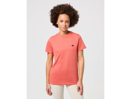 tričko Wrangler REGULAR TEE BURNT SIENNA