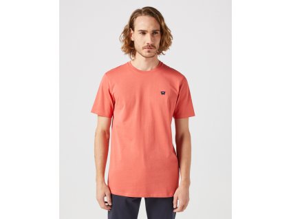 tričko Wrangler SING OFF TEE BURNT SIENNA