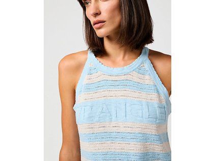 Tílko Wrangler CROCHET TANK DREAM BLUE