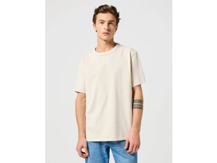 Tričko Wrangler SOLID TEE VINTAGE WHITE