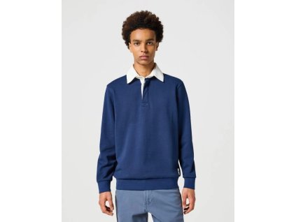 Mikina Wrangler POLO SWEATSHIRT NAVY