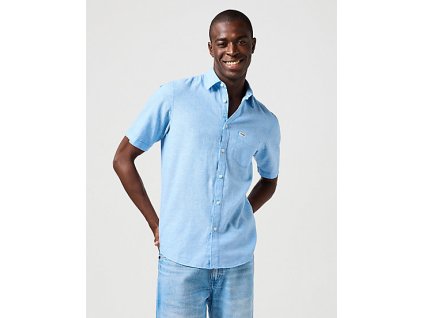 Košile Wrangler SHIRT PACIFIC BLUE
