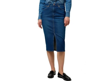 Sukně Wrangler PENCIL SKIRT HOMESTEAD HAZE