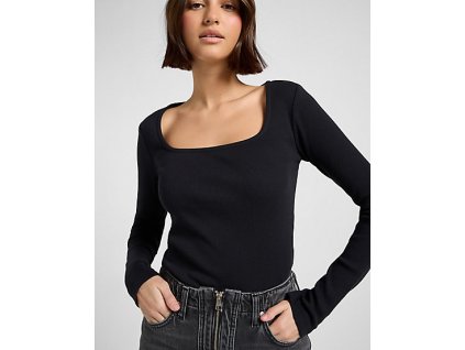 Triko Lee SQUARE NECK BLACK