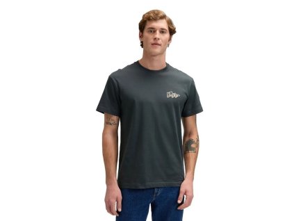 Tričko Lee FLAG TEE WASHED BLACK
