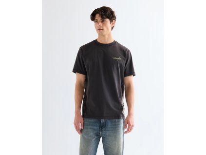 Tričko Wrangler GRAPHIC TEE BLACK