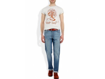 tričko Wrangler PERFORMANCE GREY MEL (Velikost XXL)