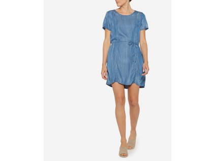 šaty Wrangler SHIRT DRESS MID INDIGO (Velikost XS)