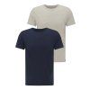Tričko Lee TWIN PACK CREW GREYMELE NAVY